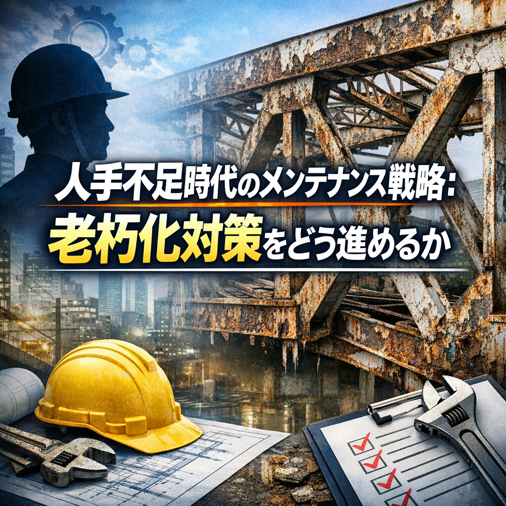 人手不足時代のメンテナンス戦略：老朽化対策をどう進めるか